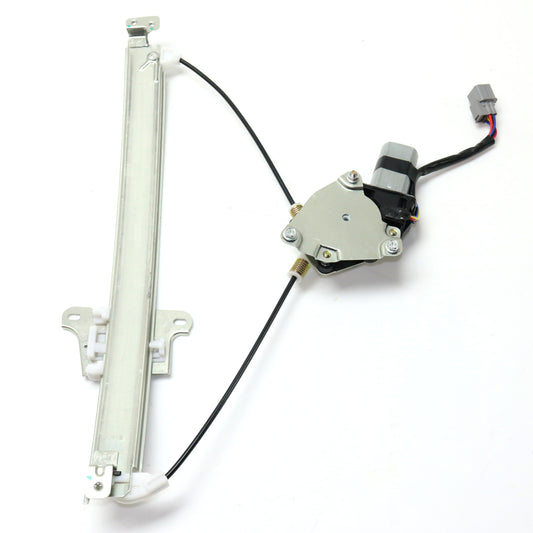 Rear, Passenger Side Window Regulator, Power, With 6-Prong Connector