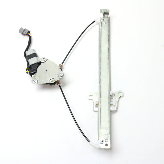 Rear, Driver Side Window Regulator, Power, With 6-Prong Connector