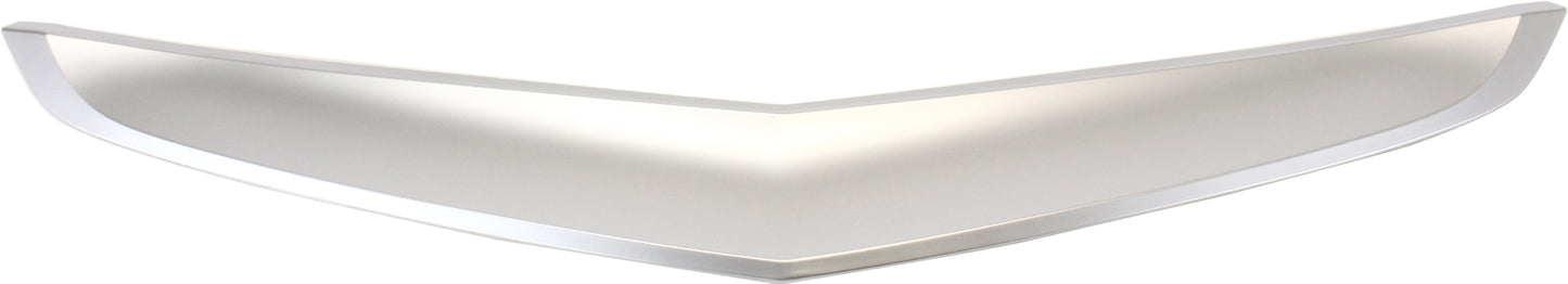 Rear, Driver or Passenger Side, Upper Bumper Trim, Chrome
