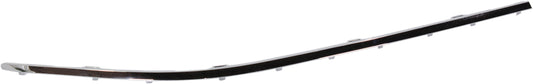 Front, Passenger Side, Outer Bumper Trim, Primed, Outer Strip, With Chrome Trim, Base Model