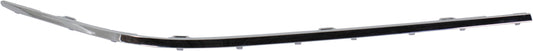 Front, Driver Side, Outer Bumper Trim, Primed, Outer Strip, With Chrome Trim, Base Model