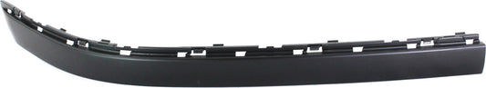 Front, Passenger Side, Outer Bumper Trim, Chrome, Without Parking Aid Sensor Holes, Base Model