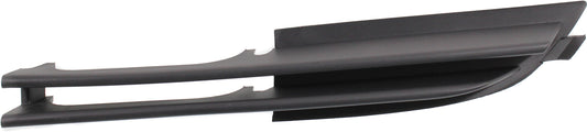 Front, Passenger Side Bumper Grille, Black, For Sedan/Wagon Models Without Sport Package