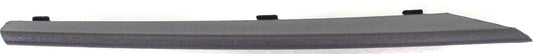 Front, Passenger Side Bumper Trim, Textured Bumper Grille Finisher, Base Model