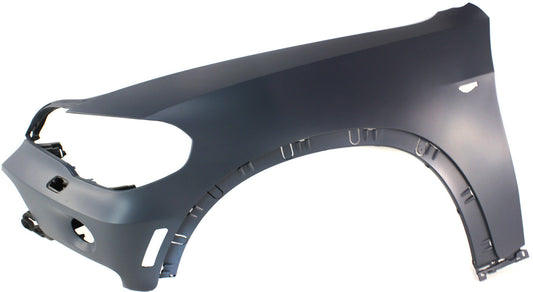 Front, Driver Side Fender, With Head Lamp Washer Hole