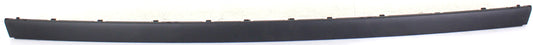 Rear, Center Bumper Trim, Primed, Center Bumper Molding, Without Parking Aid Sensor Holes, Without Chrome Insert Provision, Base Model