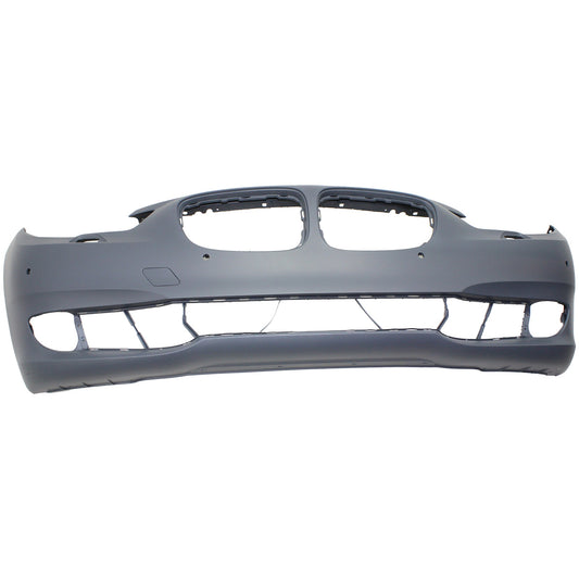 Front Primed Bumper Cover, GT Model, Without M Package, Without Side View Cam, With Fog Light Holes, CAPA CERTIFIED