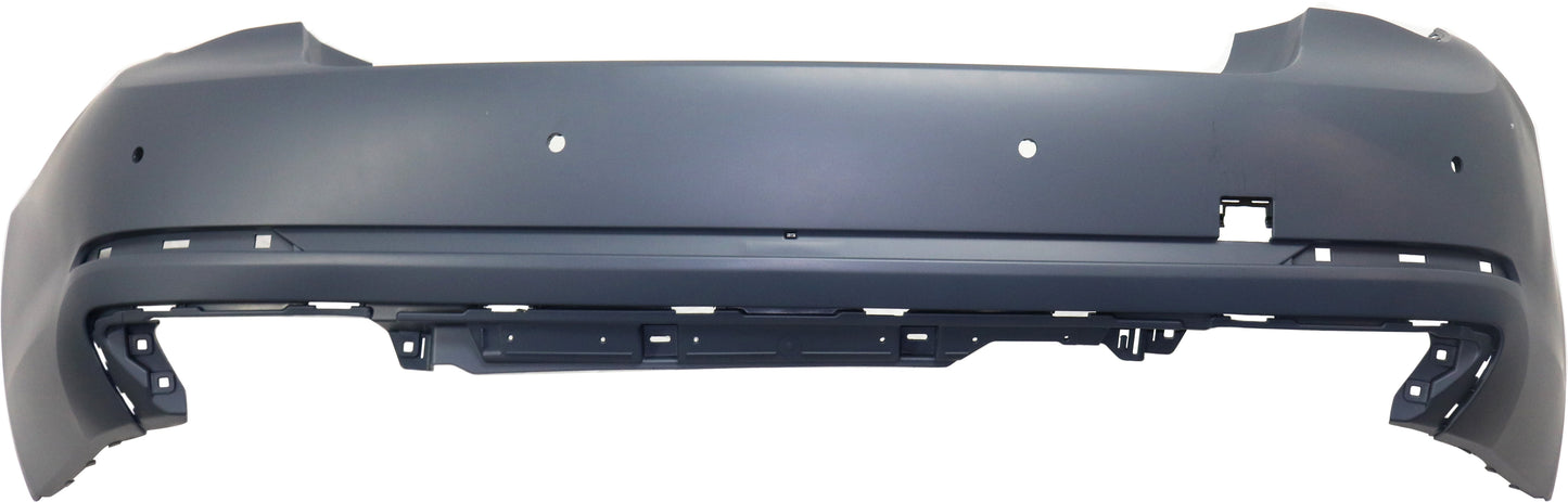 Rear Primed Bumper Cover, For Models Without M Package, Without Park Distance Control