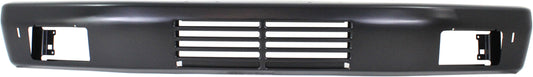 Front Bumper, Painted Black, Without Mounting Brackets, Base Model