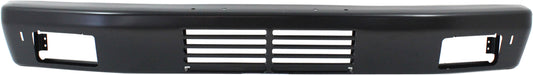 Front Bumper, Painted Black, Without Mounting Brackets, Base Model