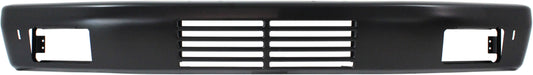 Front Bumper, Painted Black, Without Mounting Brackets, Base Model
