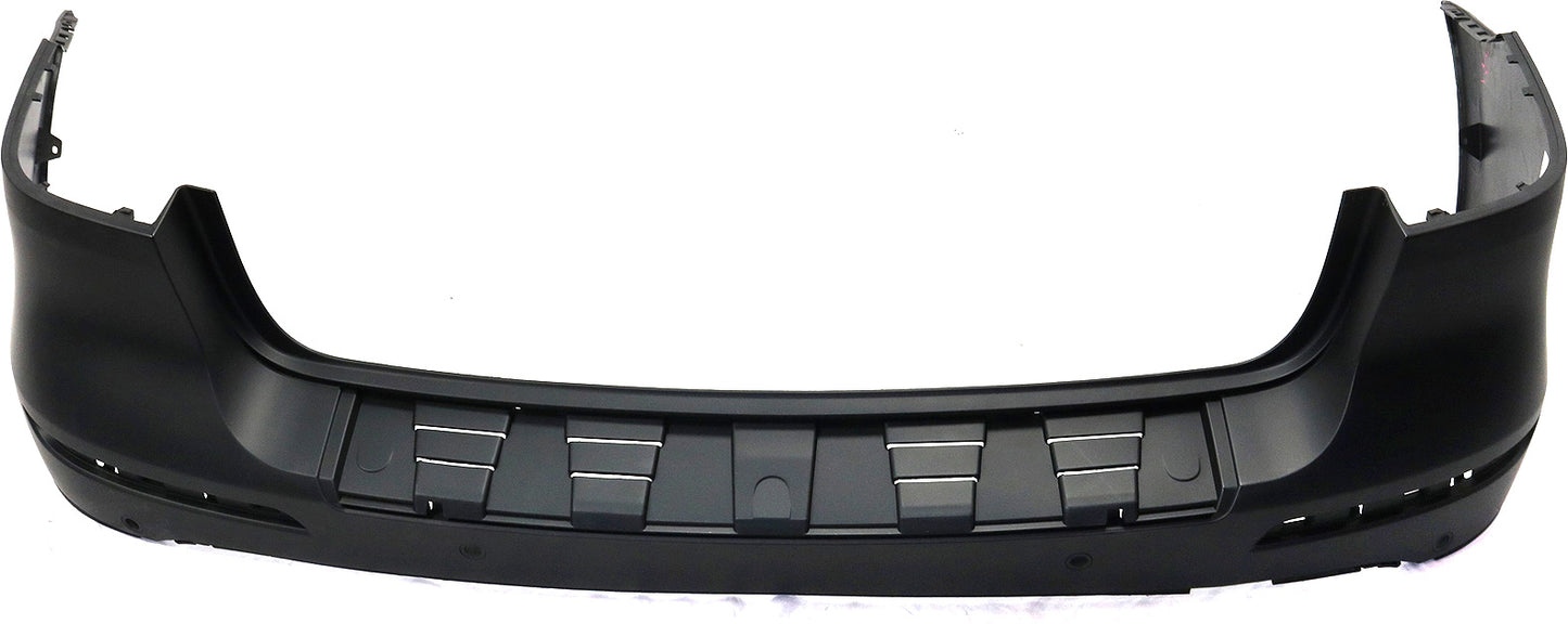 Накладка на задний бампер, грунтованная, с отверстиями для датчиков парковки, кроме модели ML63, сертифицирована CAPA