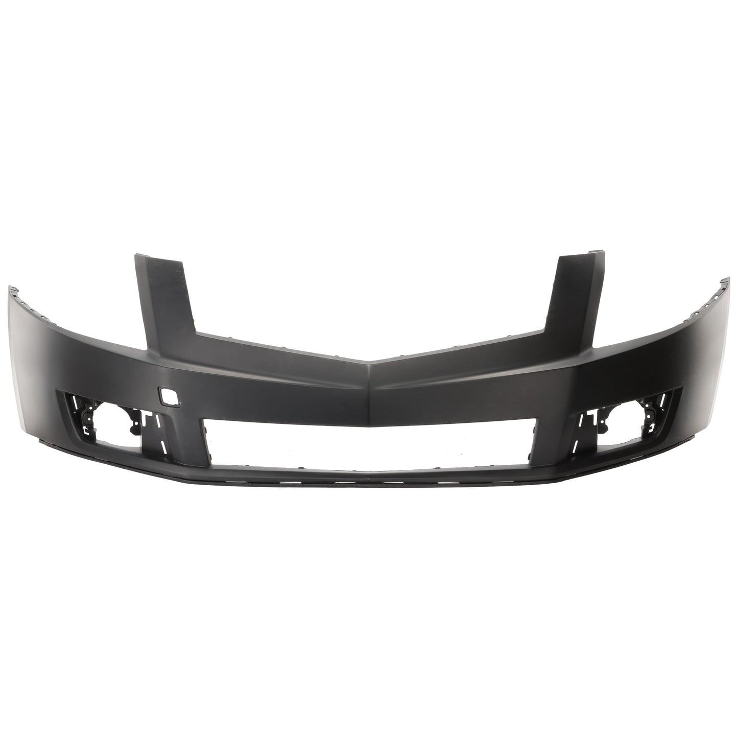 Front, Upper Primed Bumper Cover, With Headlamp Washer Holes, Without Parking Aid Sensor Holes