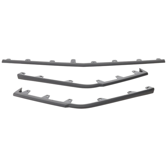 Front, Driver or Passenger Side Bumper Trim, Gray, V Model