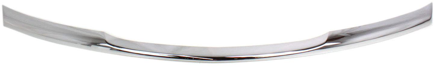 Front, Driver or Passenger Side, Upper Bumper Trim, Chrome