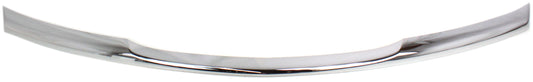 Front, Driver or Passenger Side, Upper Bumper Trim, Chrome