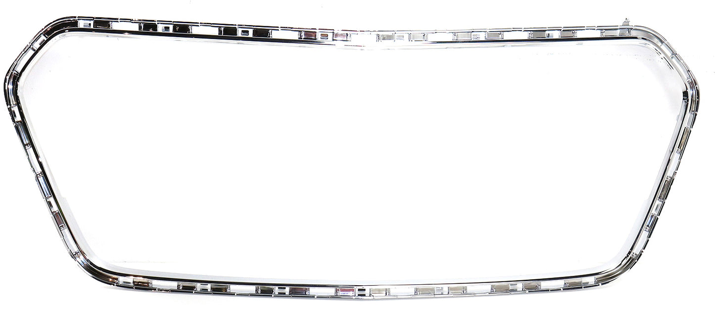 Отделка решетки радиатора, центральная, хромированная, базовая модель