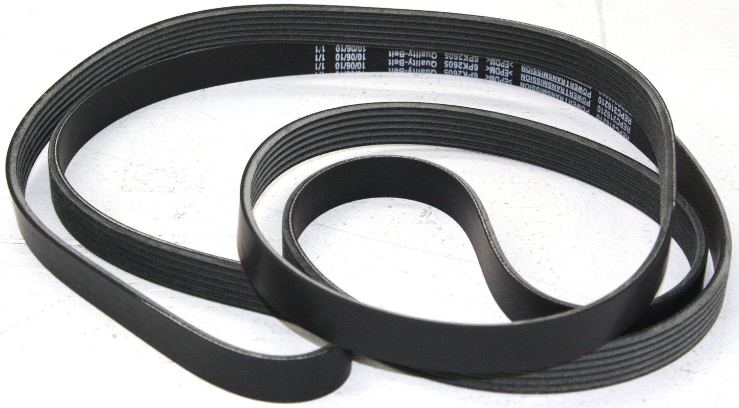 Main Drive Serpentine belt, 6 Rib Count