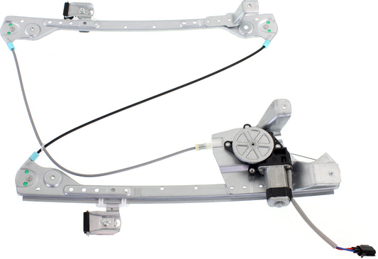 Front, Passenger Side Power Window Regulator, With Motor