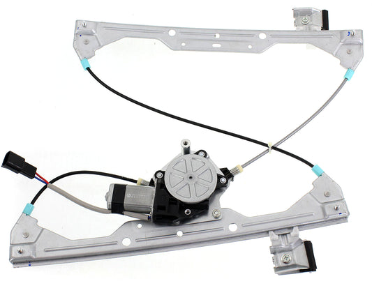 Front, Driver Side Power Window Regulator, With Motor