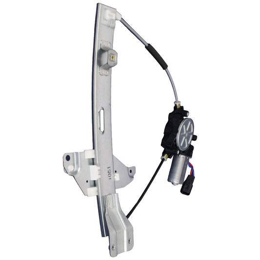 Rear, Driver Side Power Window Regulator, With Motor