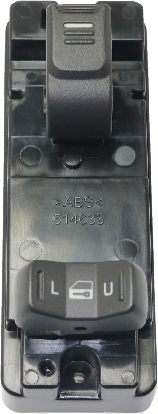 Front, Passenger Side Window Switch Black