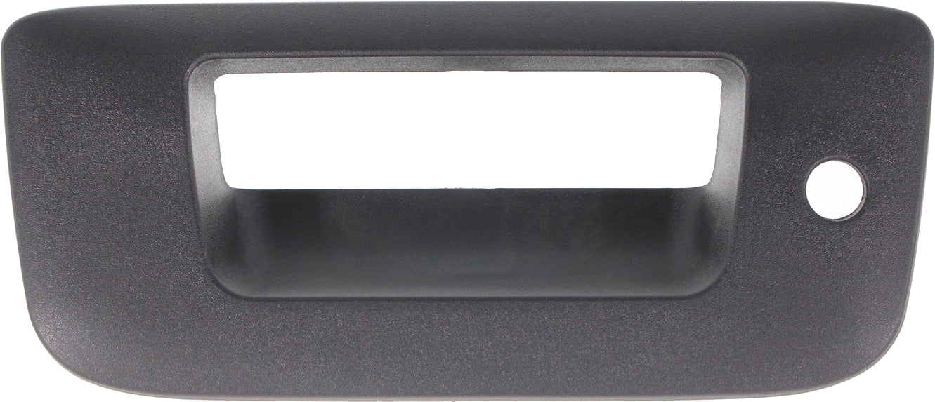 Tailgate Handle Bezel, Textured Black Plastic Without Camera Hole With Key Hole