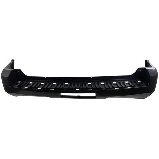 Накладка на задний бампер, грунтованная, без отверстий для датчиков парковки