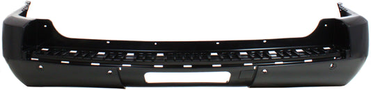 Накладка на задний бампер с грунтовкой, с отверстиями для датчиков парковки