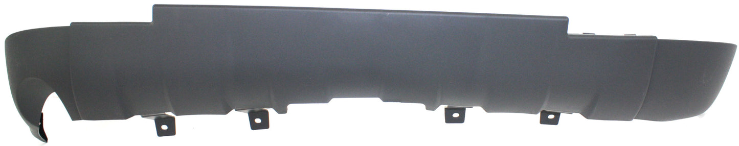 Rear, Lower Valance, Bumper Cover, Textured