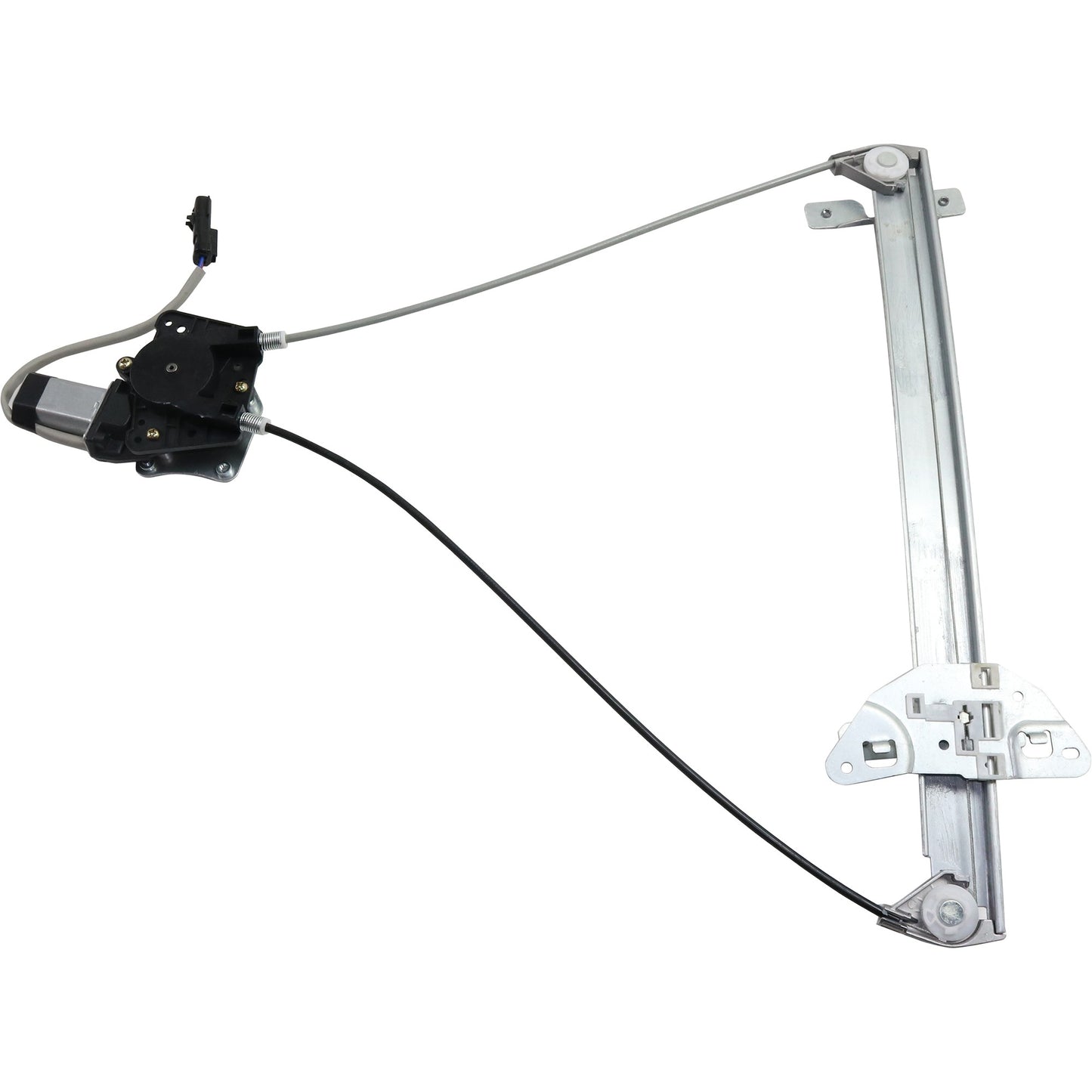 Front, Driver Side Window Regulator, Power, With Motor