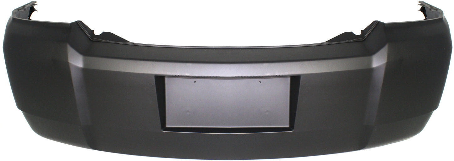 Накладка на задний бампер с грунтовкой и двумя выхлопными отверстиями