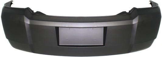 Накладка на задний бампер с грунтовкой и двумя выхлопными отверстиями