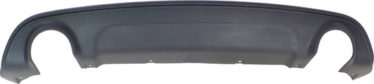 Rear Valance, Textured, With Dual Exhaust Holes