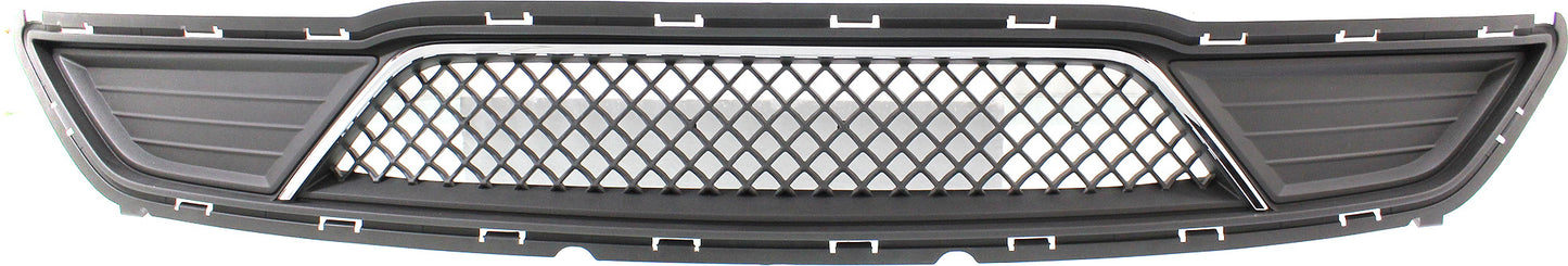 Решетка переднего бампера, темно-серая, сертифицирована CAPA