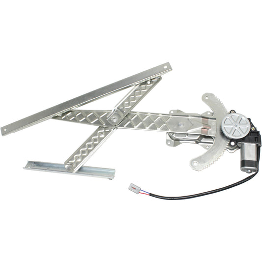 Front, Passenger Side Window Regulator, Power, With Motor