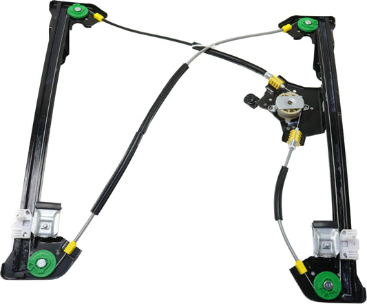Front, Passenger Side Window Regulator, Power, Without Motor, Super Cab, Production Date To August 08 2005