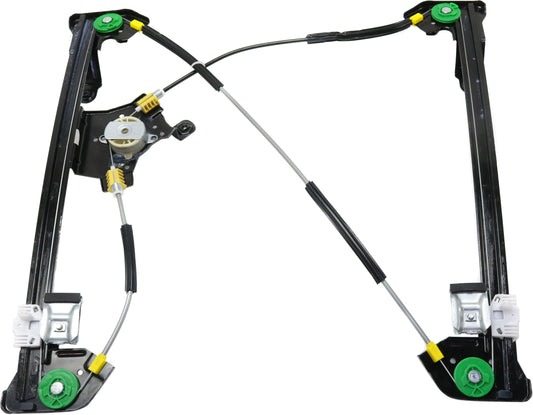 Front, Driver Side Window Regulator, Power, Without Motor, Super Cab, Production Date To August 08 2005