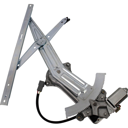 Front, Driver Side Power Window Regulator, With Motor