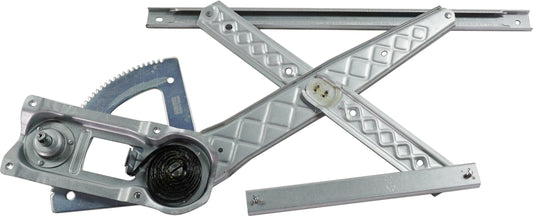 Front, Passenger Side Manual Window Regulator, Hand-Crank Type