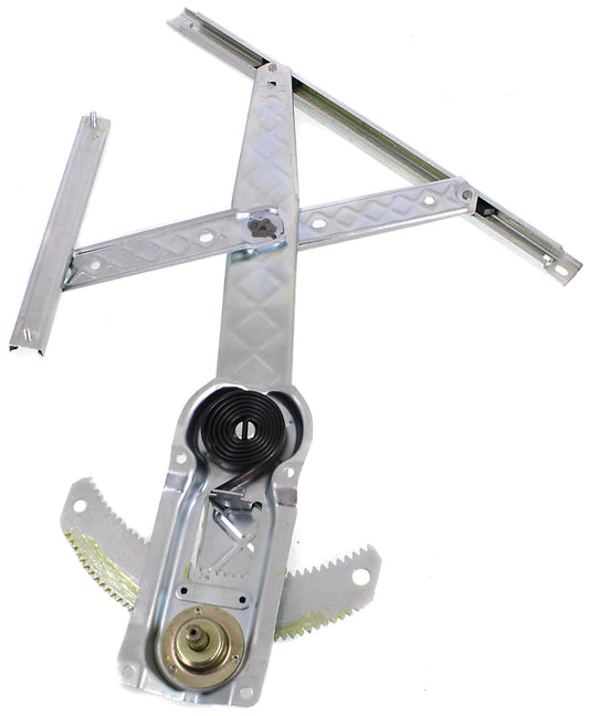 Front, Driver Side Manual Window Regulator, Hand-Crank Type