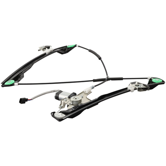 Hatchback Front, Passenger Side Power Window Regulator, With Motor