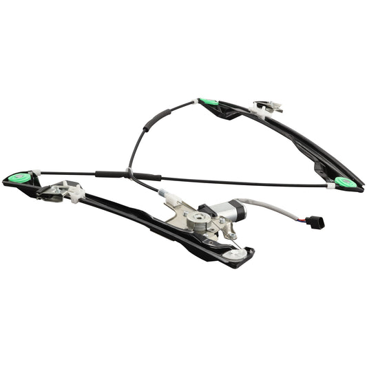 Hatchback Front, Driver Side Power Window Regulator, With Motor