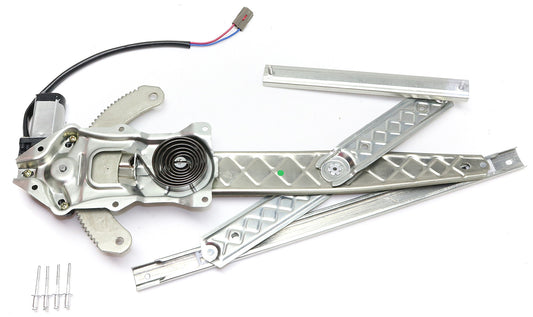 Front, Driver Side Window Regulator, Power, with Motor