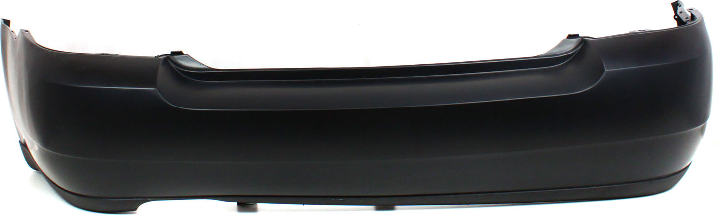 Rear Primed Bumper Cover, Without Parking Aid Sensor Holes