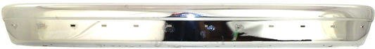 Rear Bumper, Chrome, With Molding Holes, With Pad Holes, Without Mounting Brackets