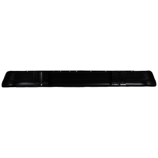 Rear Bumper, Painted Black, With Bumper End Holes, Without Pad Holes, Without Mounting Brackets