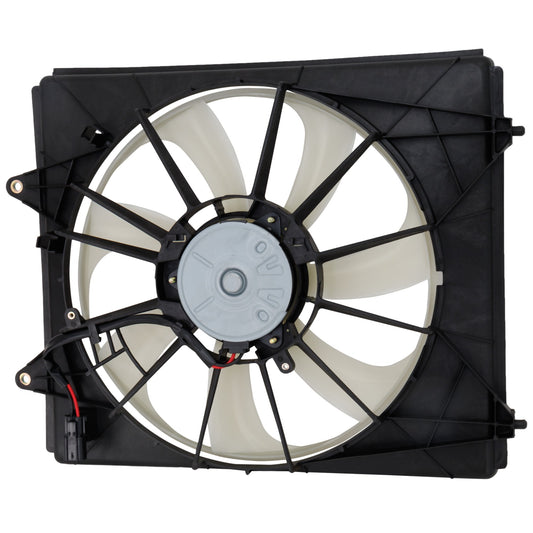 A/C Condenser Fan - Passenger Side Fan Blade, Motor and Shroud, 6 Cyl., 3.5L Engine