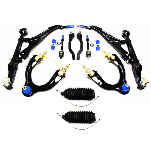 Передний, со стороны водителя и пассажира, верхний и нижний рычаг управления