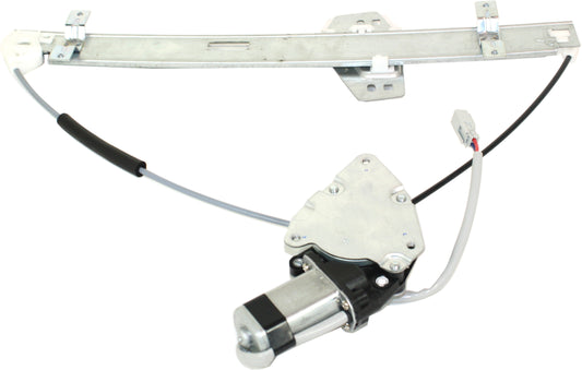 Front, Passenger Side Window Regulator, Power, With 2-Prong Connector, 4 Cyl., 2.4L Engine